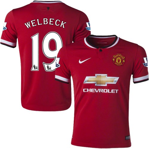 Youth 19 Danny Welbeck Manchester United FC Jersey - 14/15 ...