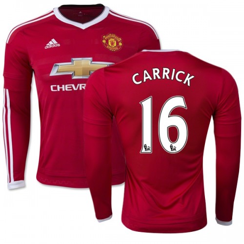 Men's 16 Michael Carrick Manchester United FC Jersey - 15/16 England ...