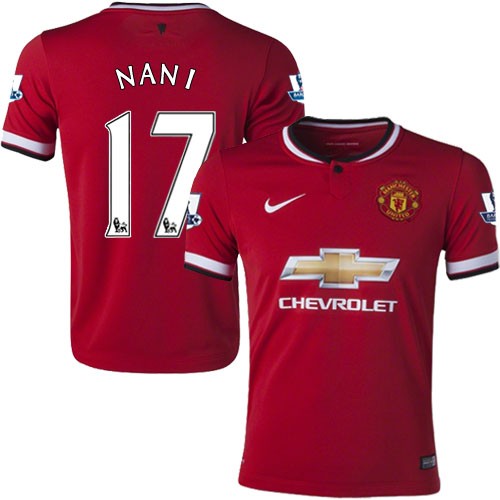 Youth 17 Nani Manchester United FC Jersey - 14/15 England Football Club ...